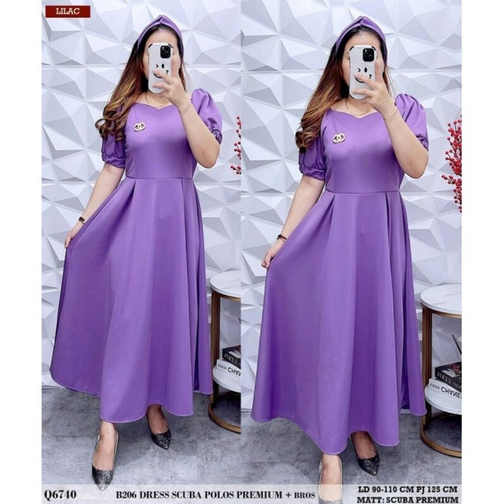 Liana dress polos scuba