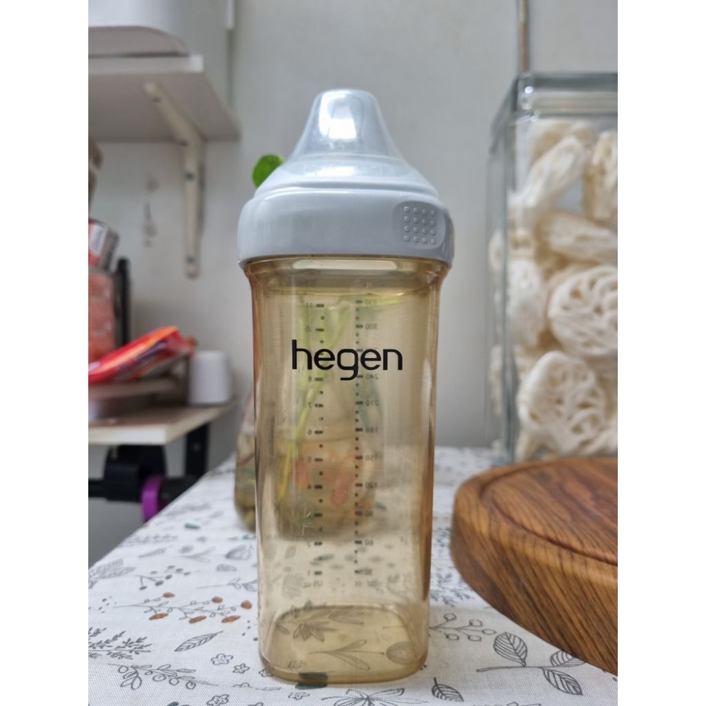 preloved botol dot hegen ori collar grey second 330ml large