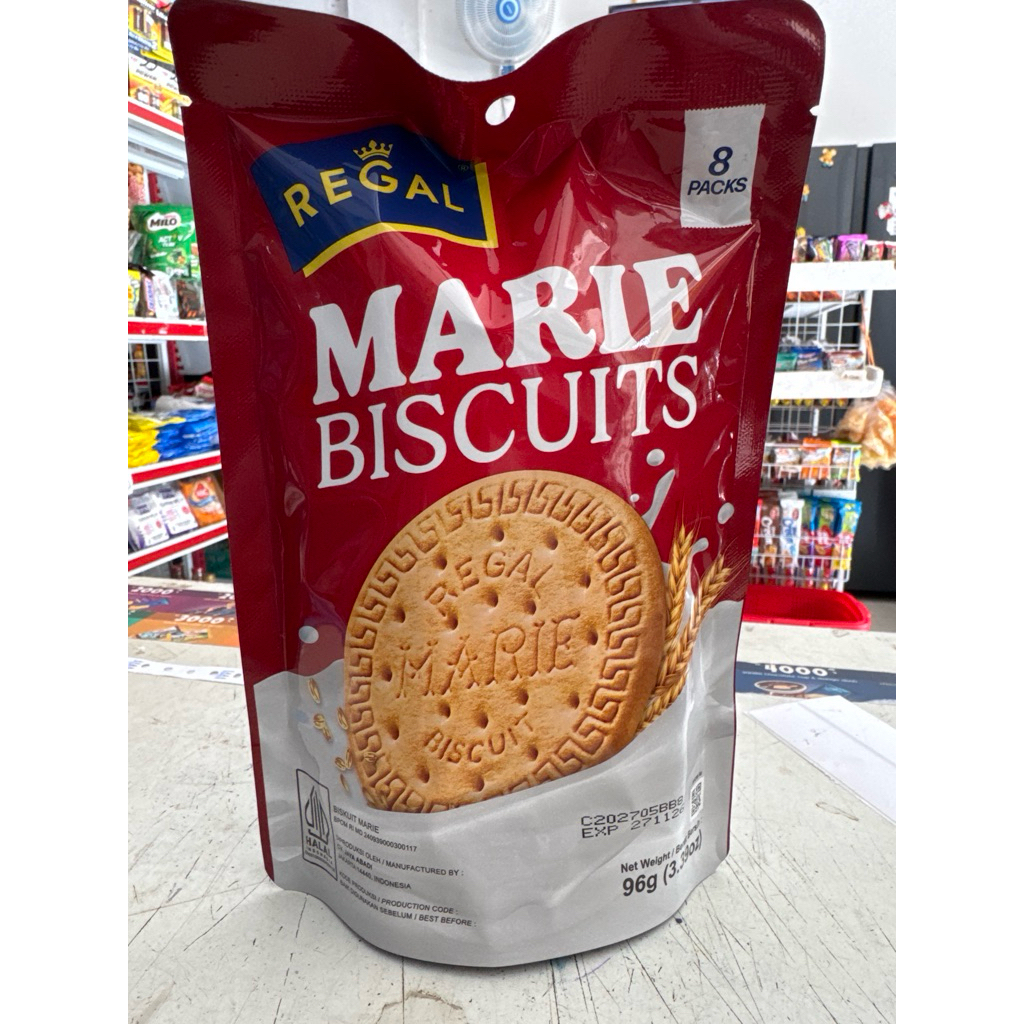 

Regal Marie Biscuits pouch isi 8 packs 96 g