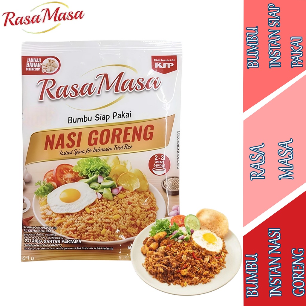 

Bumbu Instan Siap Pakai - Rasa Masa - Bumbu Instan Nasi Goreng - 20gr