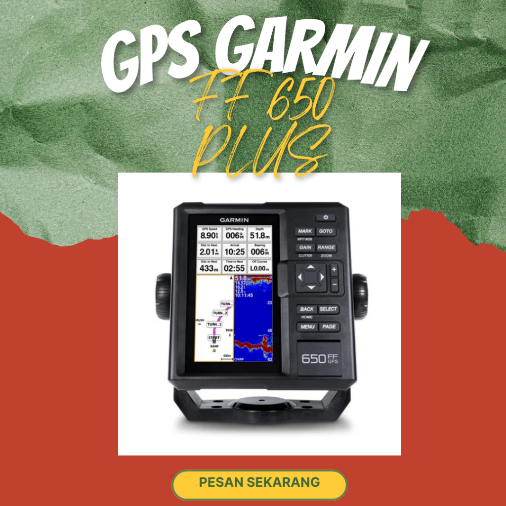 GPSmap Garmin FF 650 Plus GPS Fish Finder Tranducer GT20