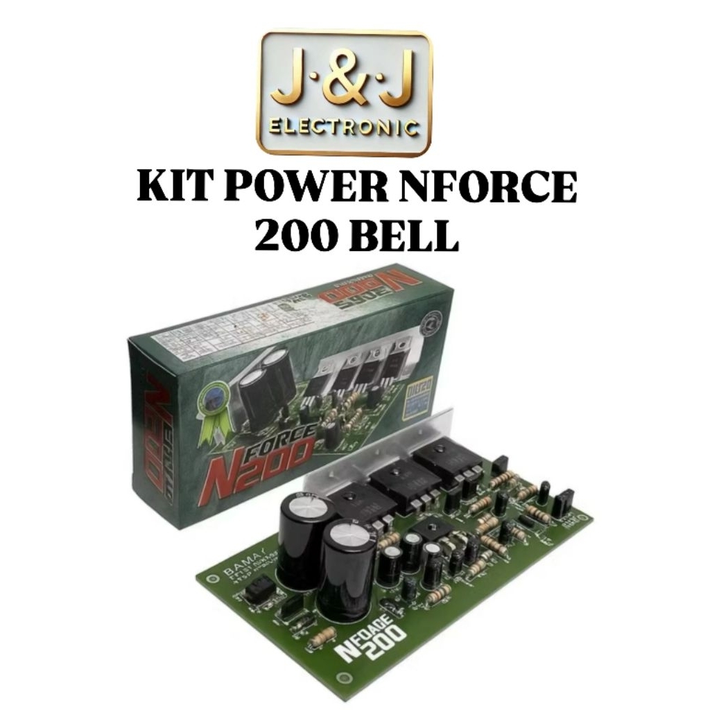 KIT POWER Amplifier Stereo N force 200 BELL BGR