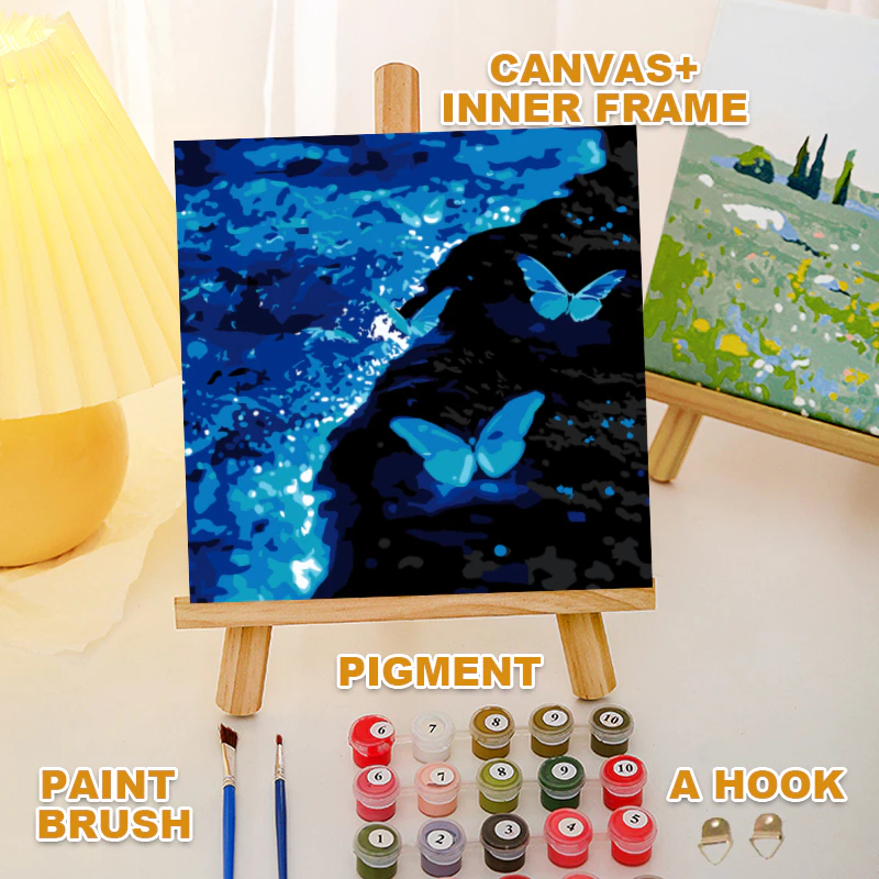 

Paint By Number 20x20 Canvas Paint Kit Digital Aesthetic Kanvas Lukis Hightune Paint