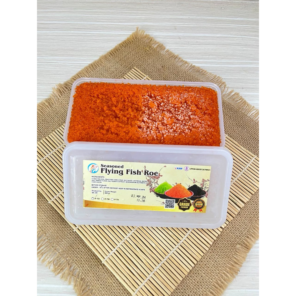 

tobiko orange grade A 500gr