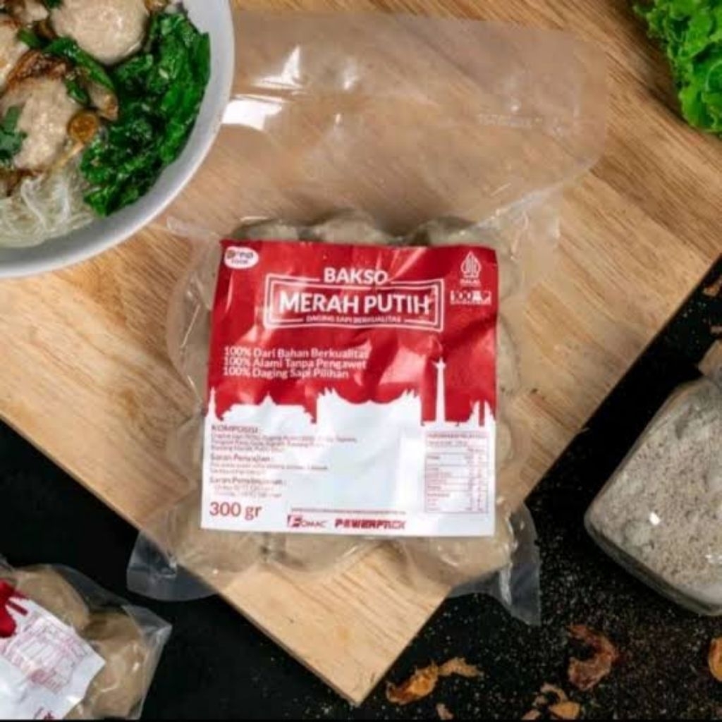 

Bakso sapi Merah putih 300g