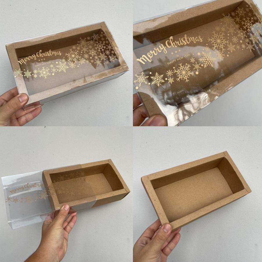 

Dus Mika Natal Ukuran 22x11x6 cm M coklat