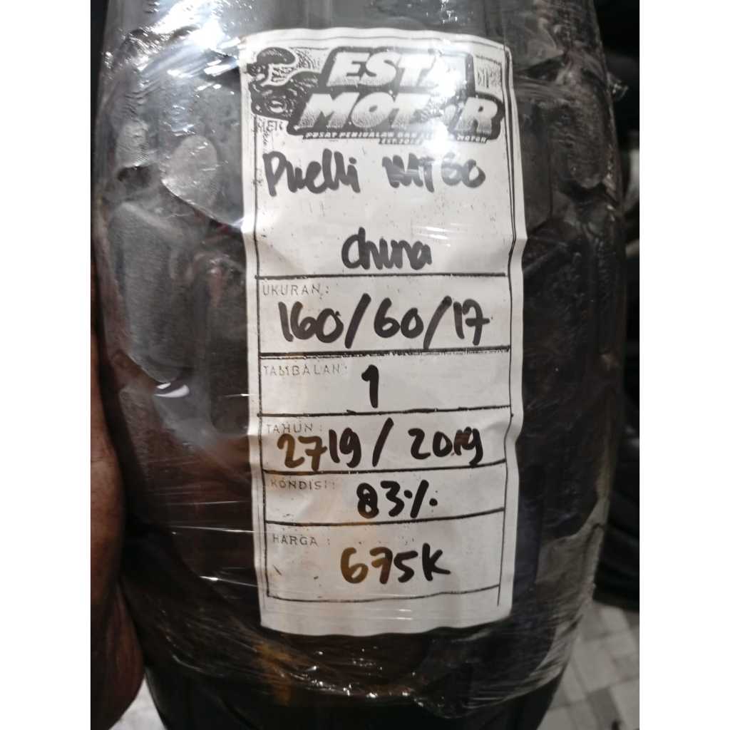 BAN COPOTAN PIRELLI MT 60 RS RING 17 UKURAN 160 60 17 KODE2719