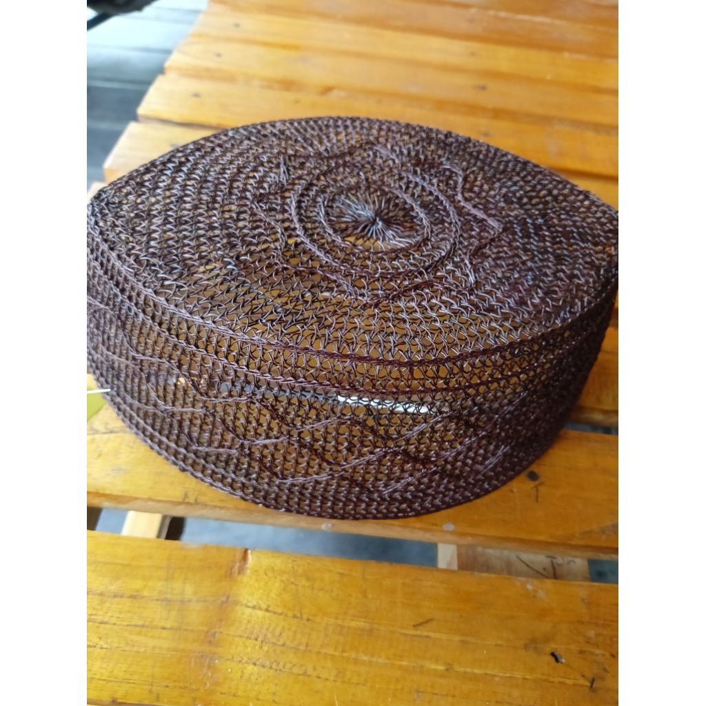 peci/kopiah akar jangang tipe 25 khas Kalimantan(khas raja Banjar)