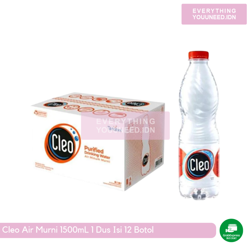 Cleo Air Murni  1.5L 1 Dus ( 12 Pcs )