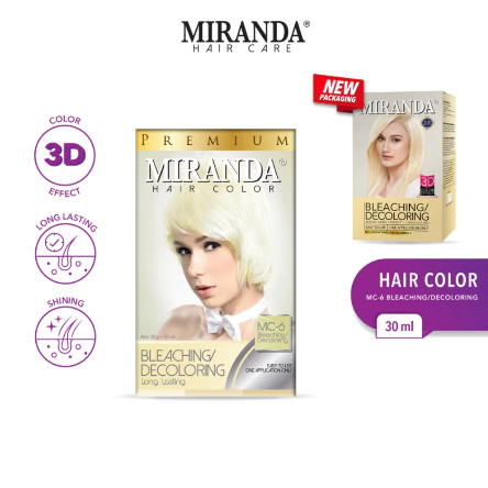 Miranda Hair Color (Cat Rambut Permanen) MC6 Bleaching / Miranda Bleaching