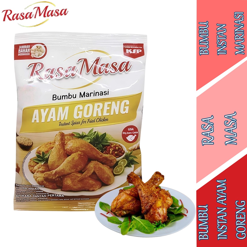 

Bumbu Instan Ayam Goreng - Rasa Masa - Bumbu Masak Marinasi - 25gr