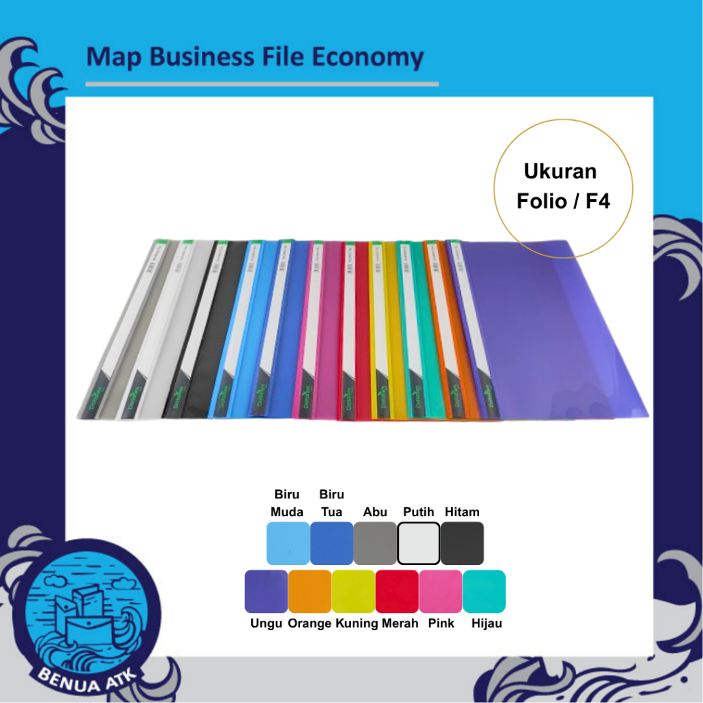 

Dataflex Map Plastik Business File Folio / F4 (1 pcs)
