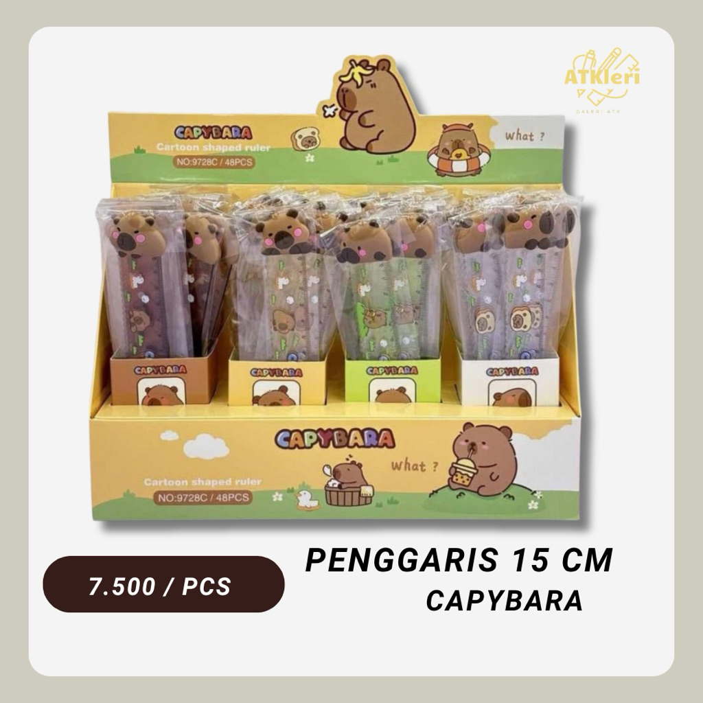 

PENGGARIS Karakter CAPYBARA 15 cm