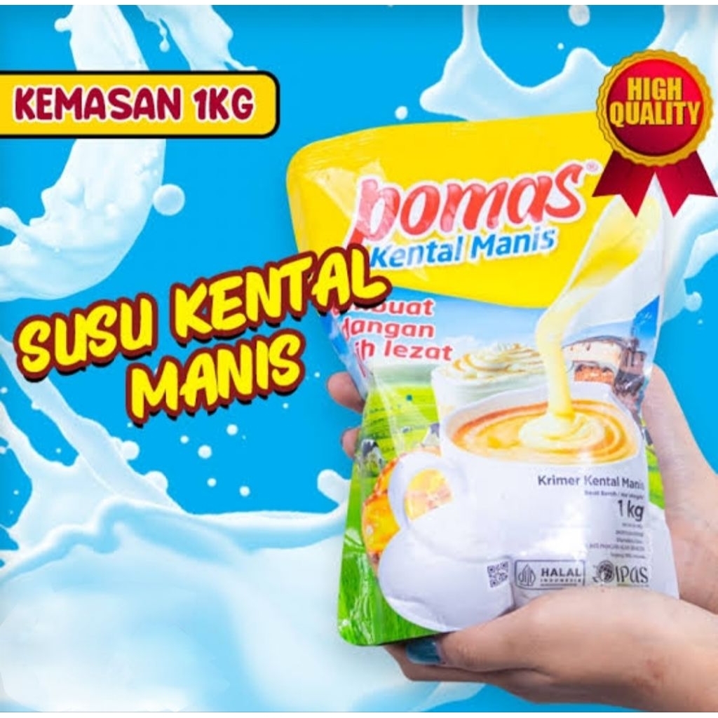 

POMAS KRIMER KENTAL MANIS 1KG POUCH / SKM POMAS 2,5 KG