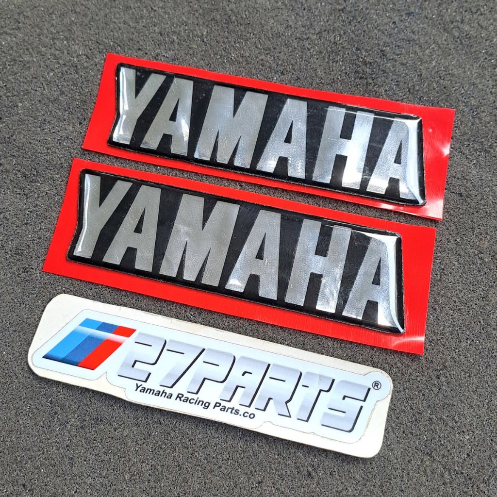 EMBLEM YAMAHA SILVER RX KING EMBLEM SILVER YAMAHA RX KING