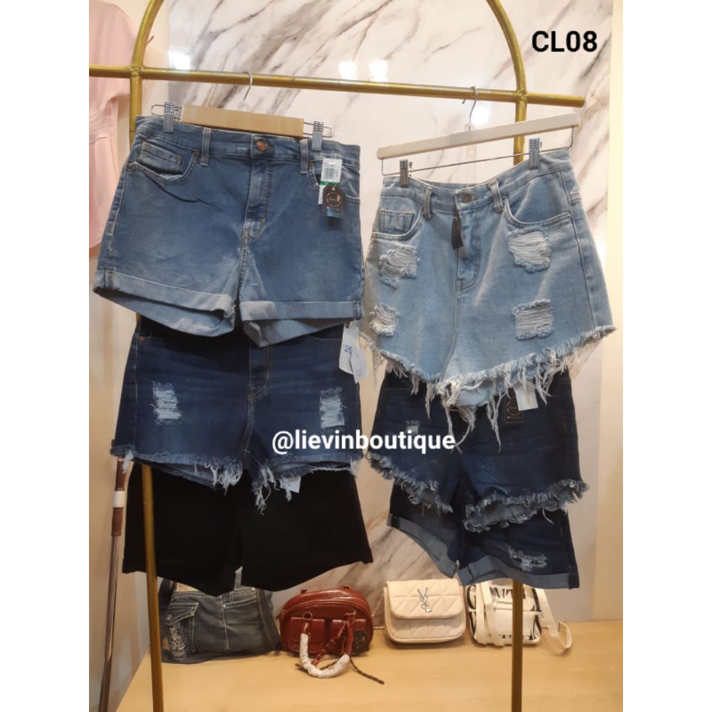 CELANA JEANS PENDEK THAILAND // HOTPANTS JEANS CL08