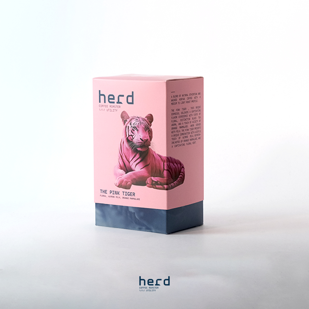 

Biji Kopi The Pink Tiger Espresso Roast 200 gr Specialty Arabica Herd Coffee