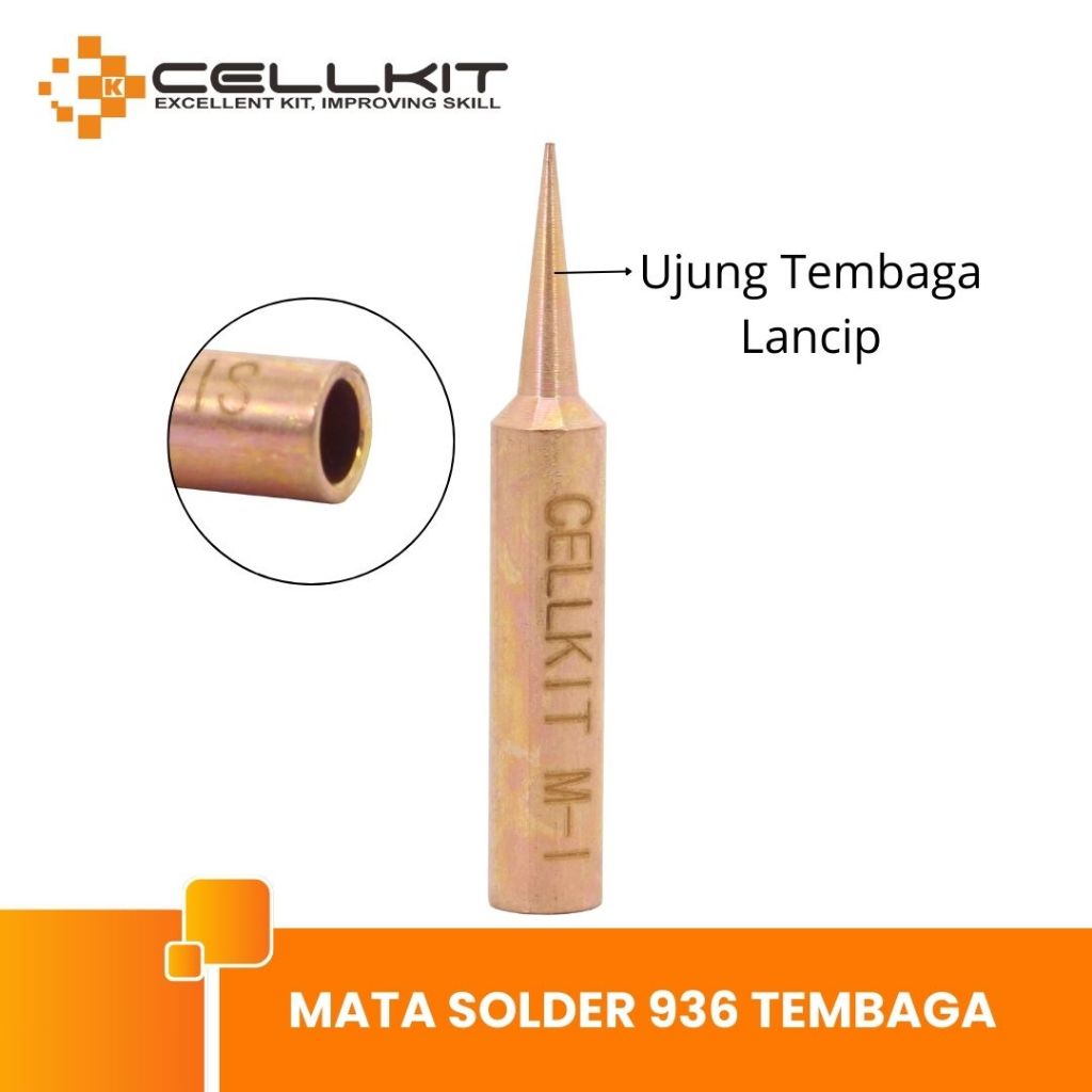 CELLKIT Mata Solder - Solder TIP 936 Tembaga Lancip