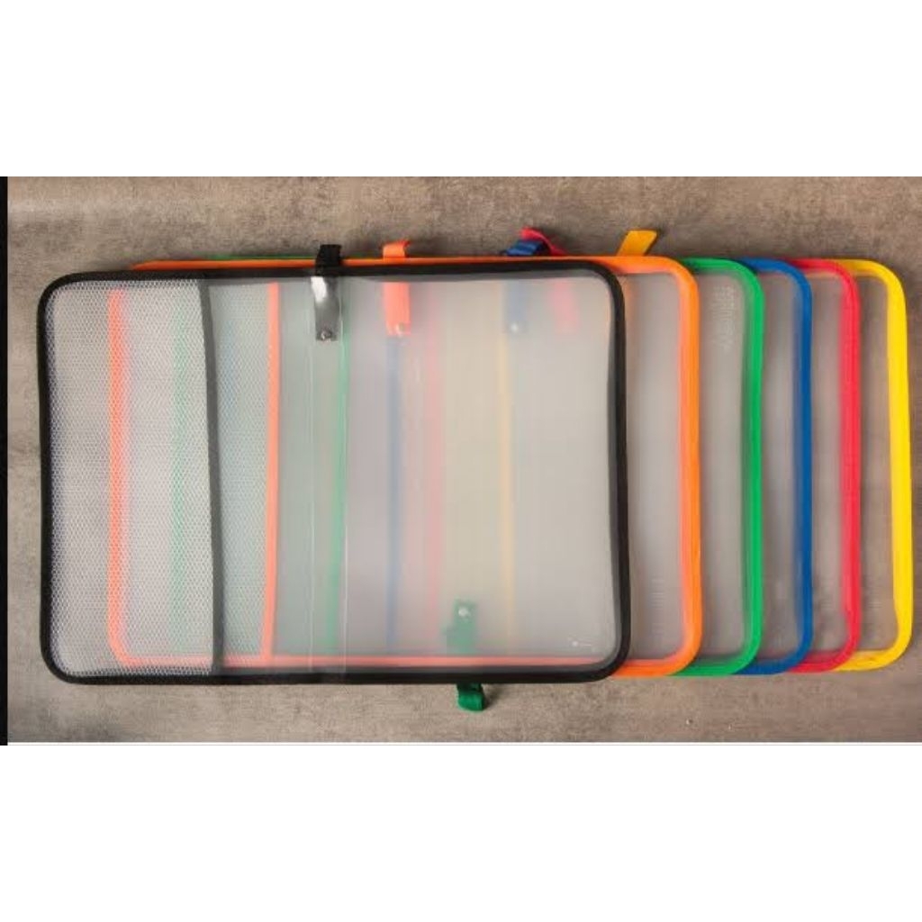 

Map Plastik Zipper Sleting Warna 1 pcs