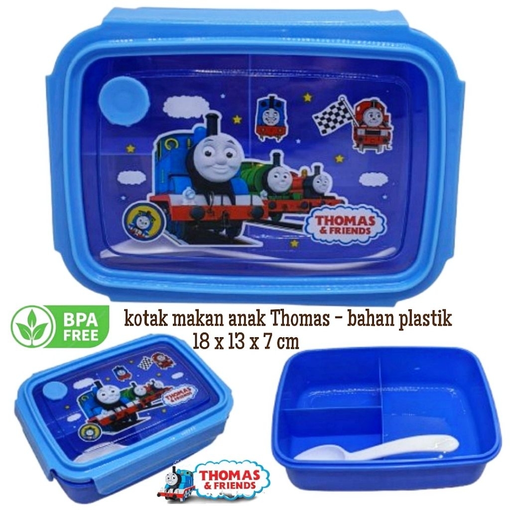 kotak makan Thomas sekat plastik