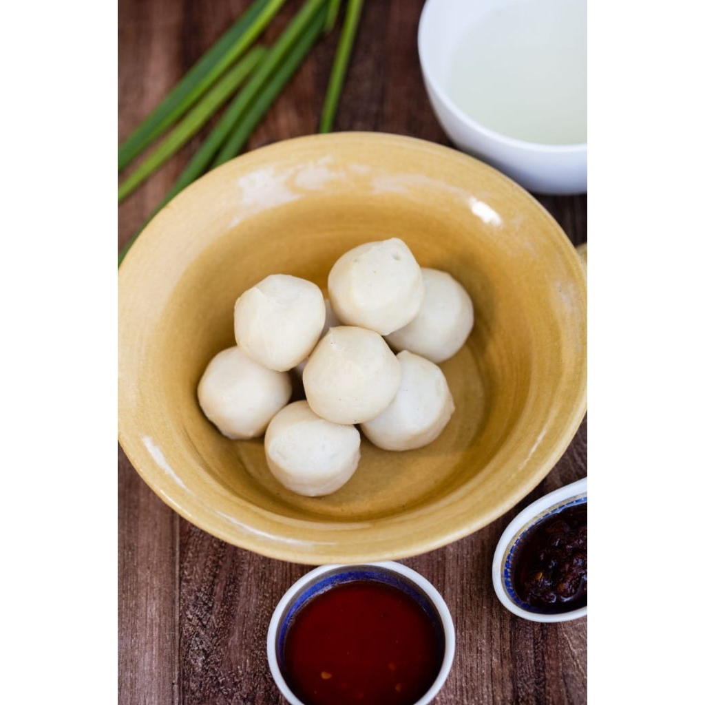 

Bakso ikan besar 10pc beku frozen hiwan