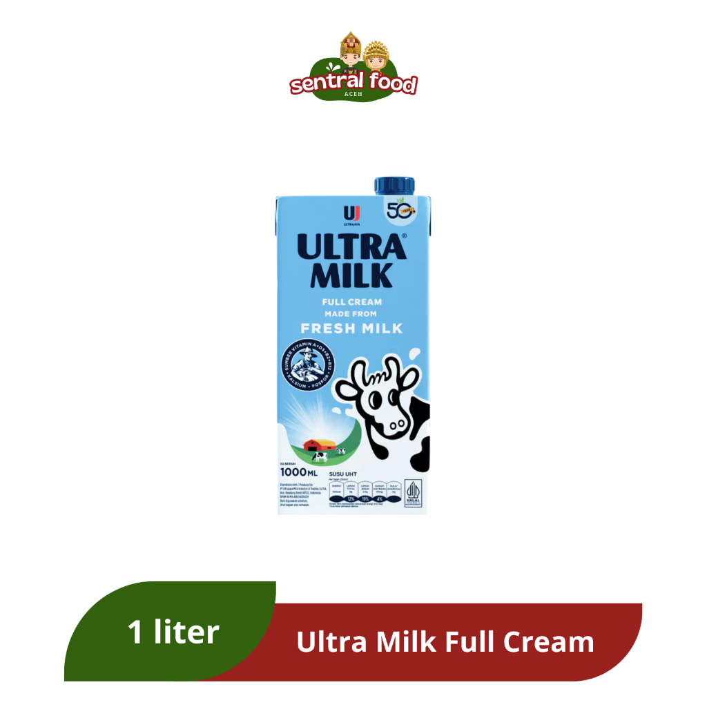 

Ultra Milk Susu UHT Full Cream 1 Liter