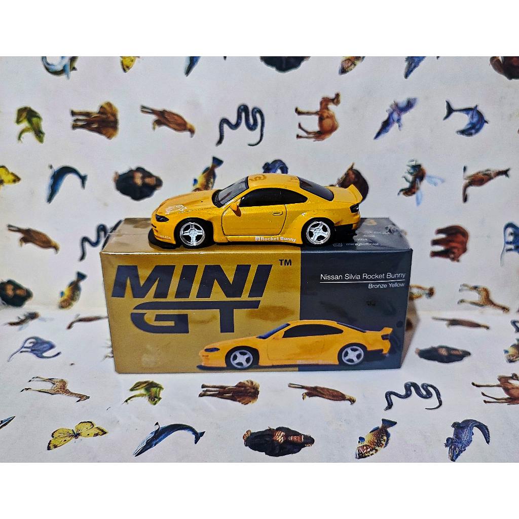 Mini GT Silvia Rocket Bunny Bronze Yellow