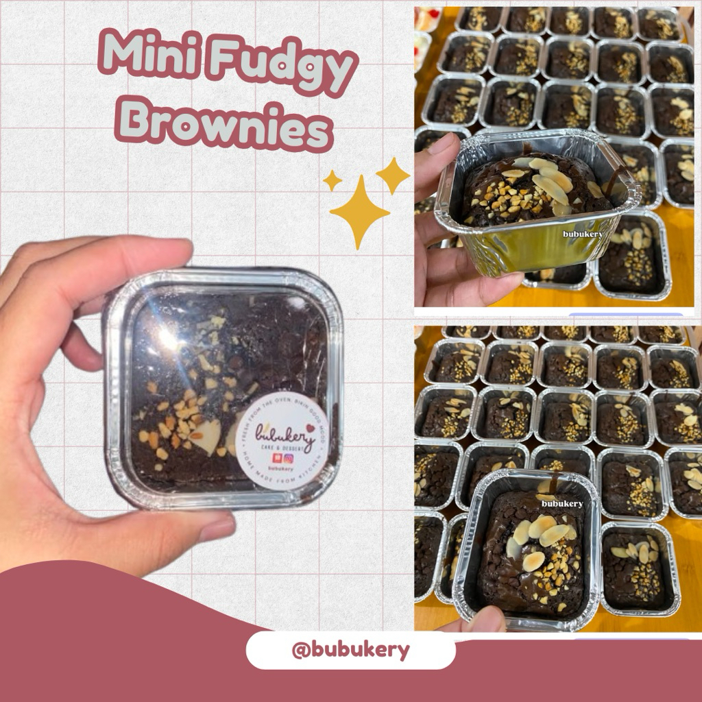 

Mini Fudgy Brownies