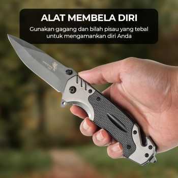 Pisau Besar 23 Cm Pisau Outdoor Portable Knife Survival 440c