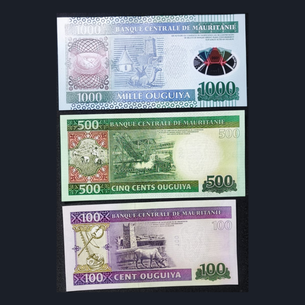 Set Uang Kuno Asing Mauritania | UNC | Gress