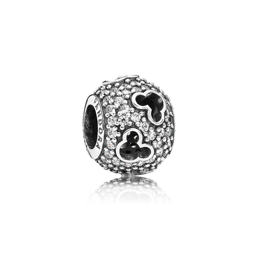 PANDORA - Disney Mickey Silhouettes Openwork Charm