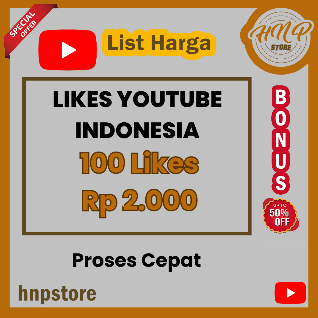 Likes YouTube Indonesia | Jasa Likes YouTube Indonesia | Bergaransi | Aman untuk Monetisasi