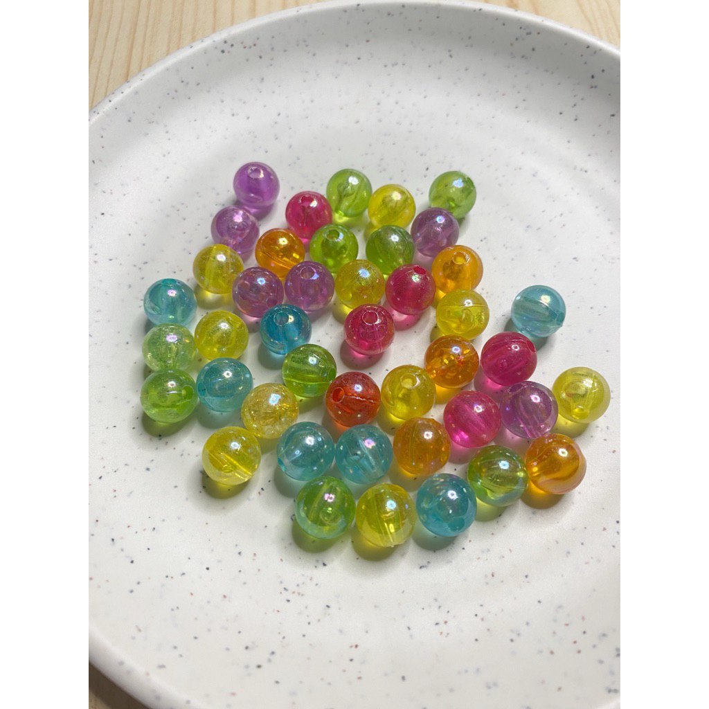 Manik Akrilik bulat uk 10mm