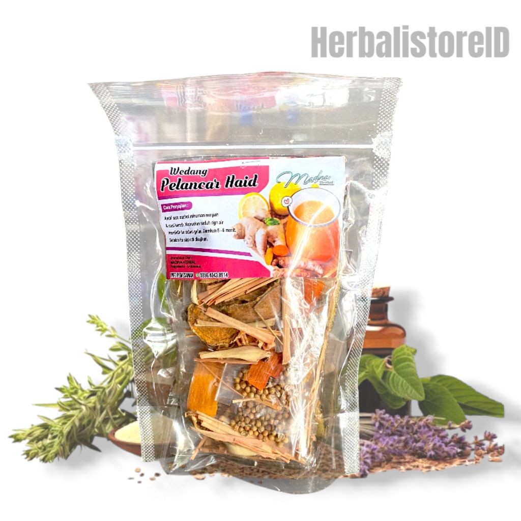 

Wedang Pelancar Haid Wedang Seduh Herbal Tradisional Kemasan 5 Sachet