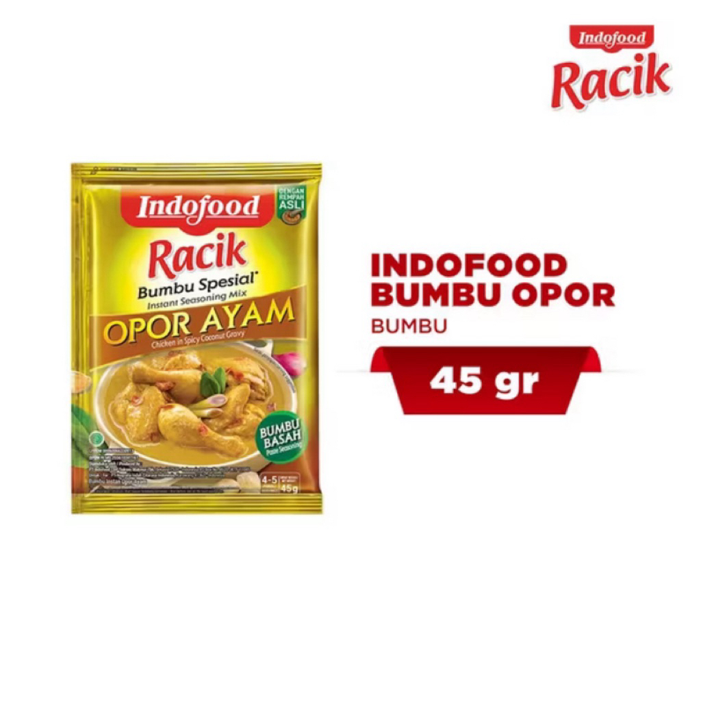 Indofood Racik Bumbu Opor Ayam 45g – Praktis Masak Opor, Rasa Lebaran Tiap Hari