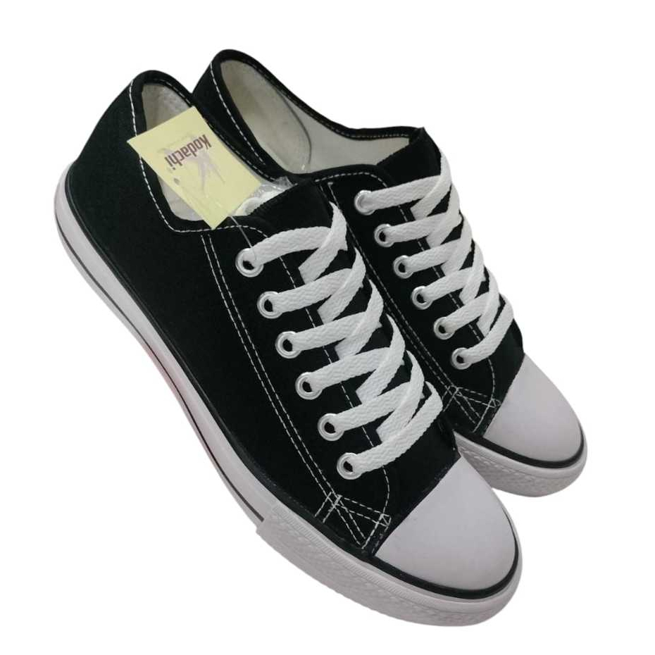 Sepatu Kodachi University Low Hitam Putih Anti Slip Sepatu Sekolah Anak SD SMP SMA