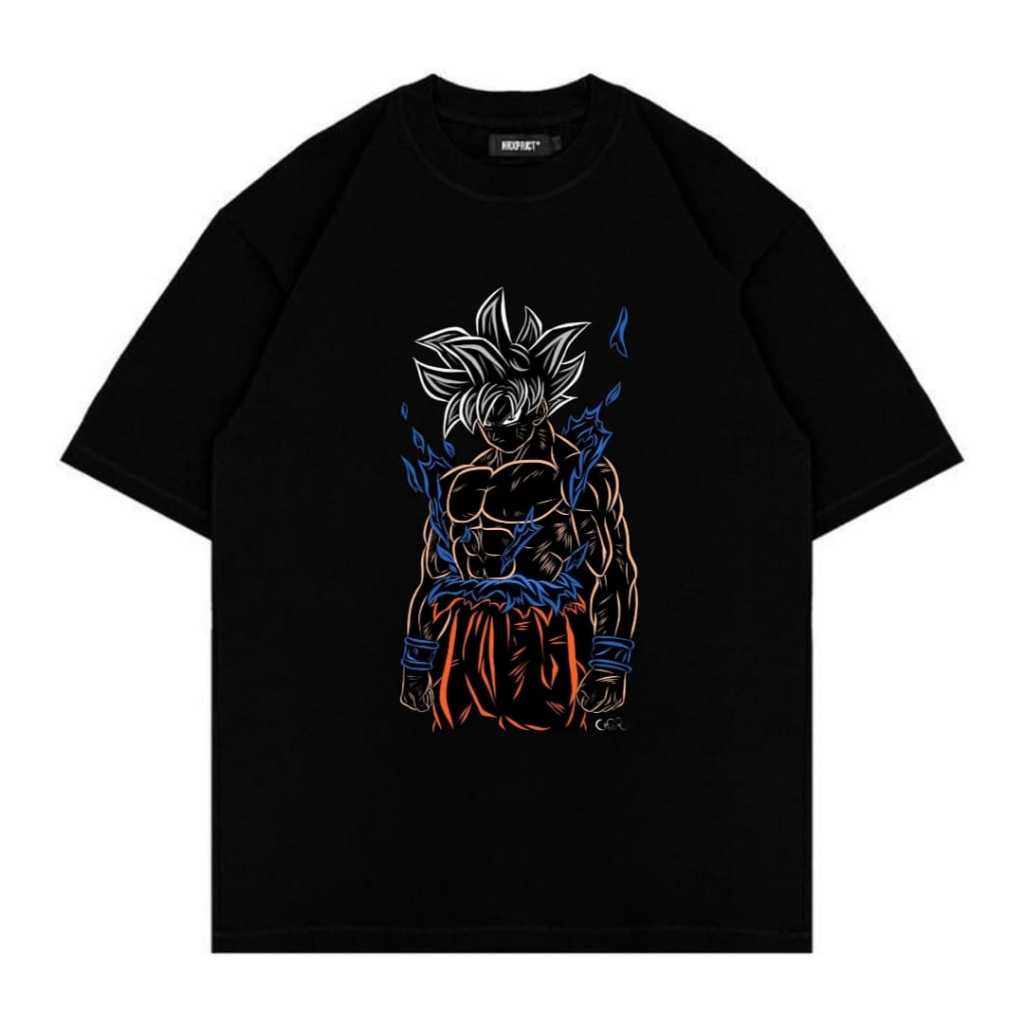 TSHIRT KAOS ANIME DRAGON BALL X GOKU ULTRA INSTINC / KAOS DISTRO COWOK CEWEK KEREN / DRAGON BALL TSH