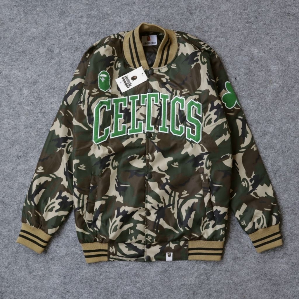 Jaket Bomber Varsity Camo Bape