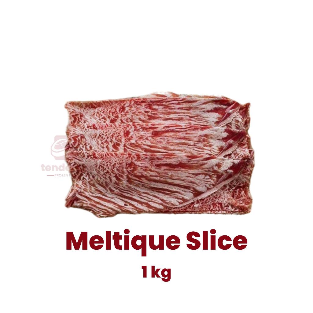 

Meltique Beef Slice Premium 1kg – Daging Sapi Impor Juicy & Empuk | Siap Masak Yakiniku/Shabu