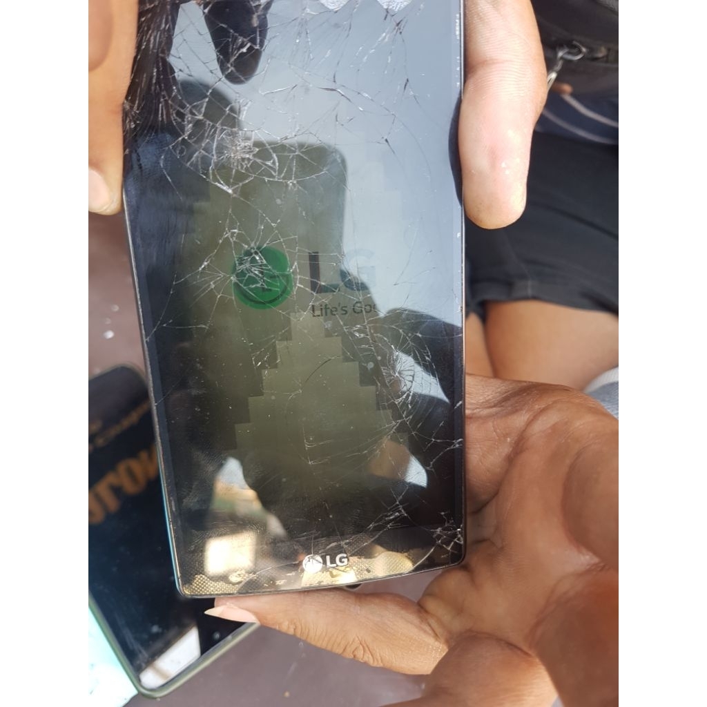 lcd touchscreen frame LG G4 (h810) minus