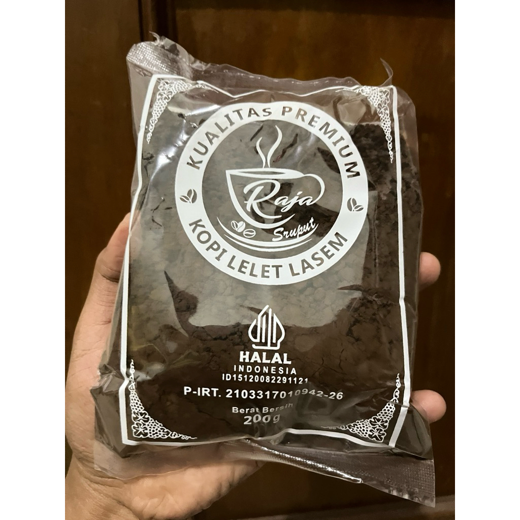 

KOPI RAJA – KOPI LELET KHAS LASEM ASLI | KOPI HITAM TRADISIONAL JAWA PEKAT & PAHIT NENDANG | UNTUK TUBRUK & NGLELET | KOPI LOKAL UMKM | 200GR | KOPI ITEM