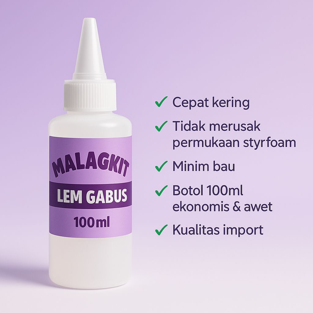 

Lem Styrofoam Putih 60gr – Kuat, Cepat Kering, Anti Tumpah!