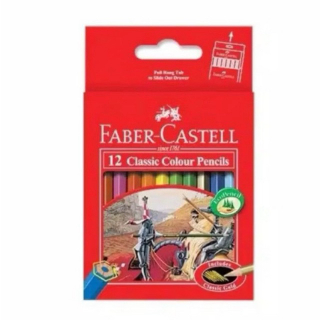 

Pensil Warna Faber Castell 12 Warna Pendek