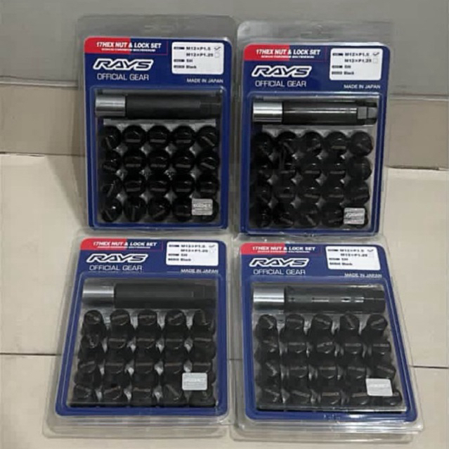 Baut Roda Lugnut Rays Original Japan