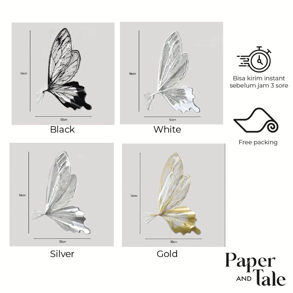 

[40 LEMBAR / 10 SET] TRANSPARENT BUTTERFLY WRAPPING / SAYAP KUPU-KUPI / Flower BOUQUET WRAPPING PAPER/ CELLOPHANE PAPER/ KERTAS CELOPANEm