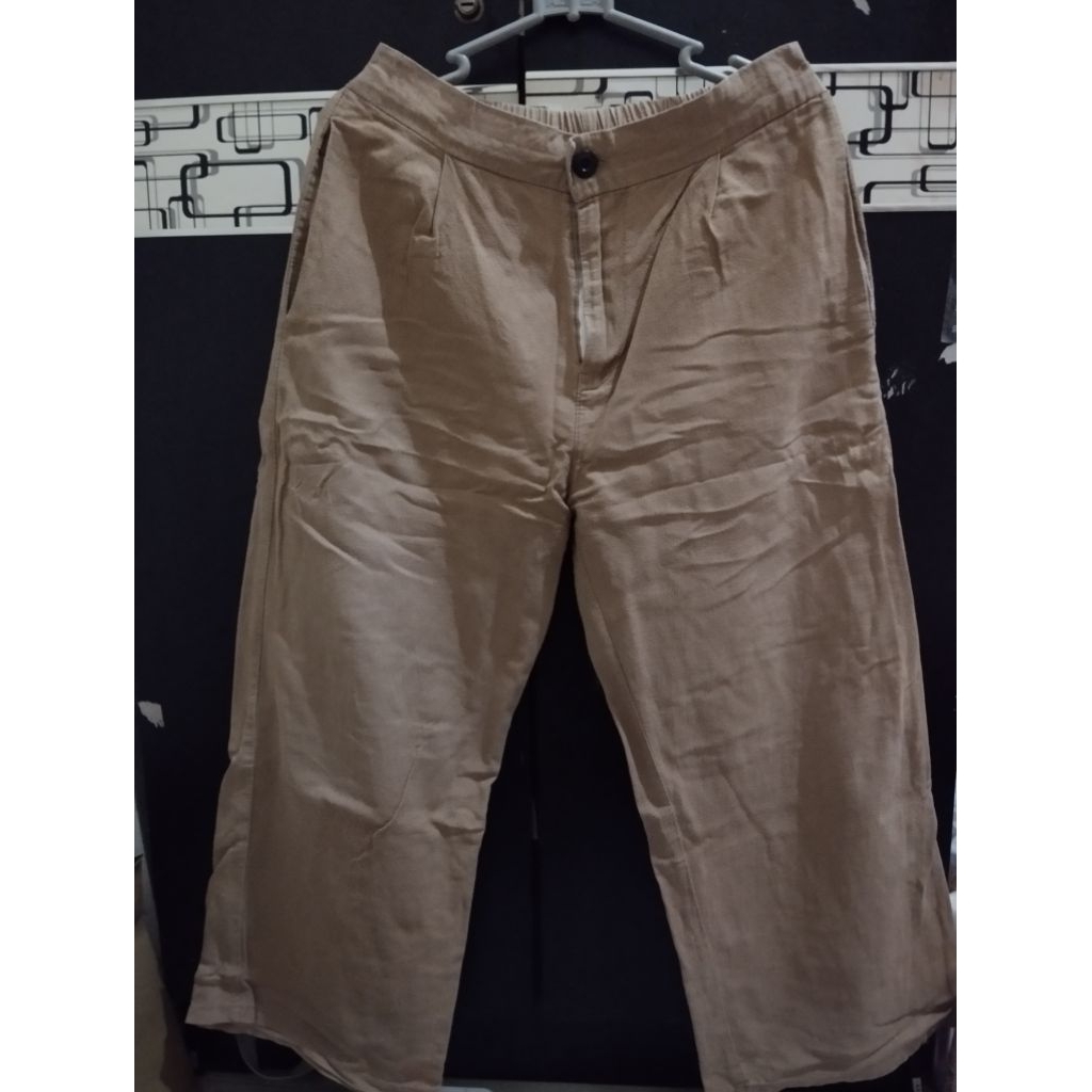 PRELOVED CELANA KULOT LINEN