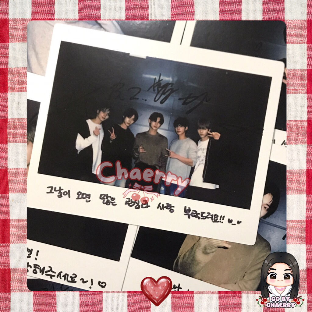 [READY STOCK] Txt Tomorrow x together Polaroid Signed Resident Playbook OST Album / Soobin Yeonjun B