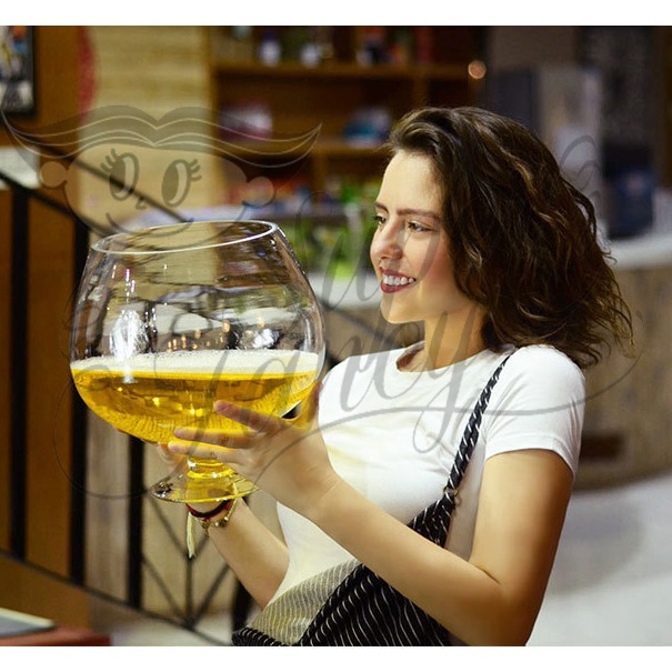 Gelas bir gelas kaca wine beer glass jumbo big besar party pesta