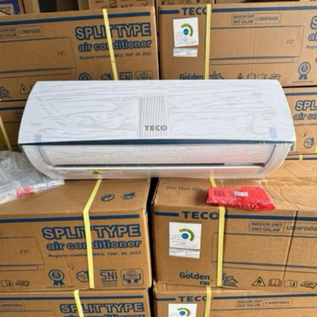 Indoor ac TECO 1/2pk 100% baru, pengganti indoor yang rusak