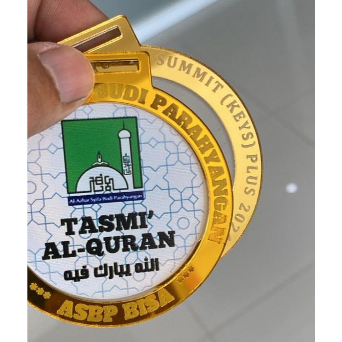 Medali Custom Akrilik/ Medali Wisuda Graduation/ Medali Kejuaraan